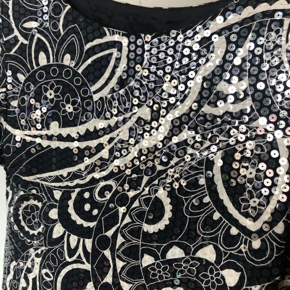 ❤️Vintage Et Al Sequin Dress Wedding Party New Year Size 4 - Picture 4 of 9